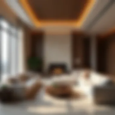 Luxurious Interiors of Balqis Residence Luxurious interior living space of Balqis Residence with exquisite furnishings