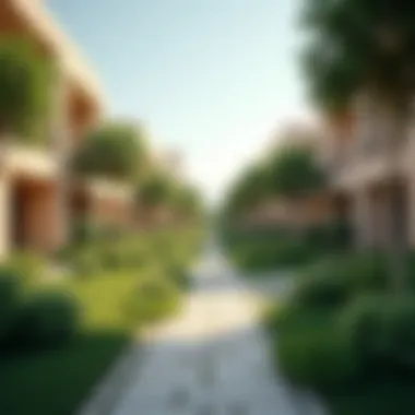 Lifestyle and Serenity in Rukan Villas Serene community park within Rukan Villas emphasizing lifestyle quality