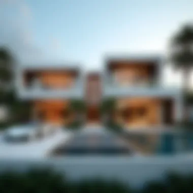 Architectural Marvels of Dubai's Luxury Villas Stunning architectural design of a luxury villa in Dubai