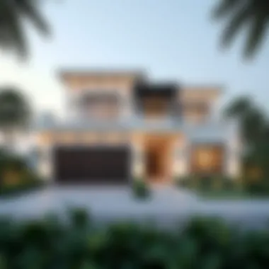 Elegant villa exterior in Al Warqa