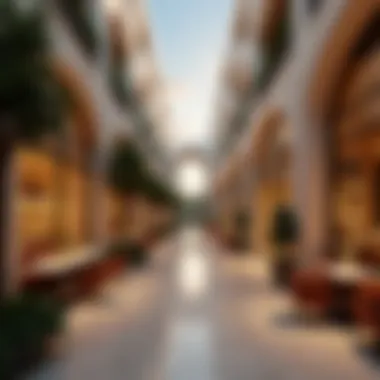 Upscale shopping and dining experience in Mizhar