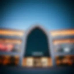 Architectural facade of Galleria Mall Al Wasl showcasing modern design