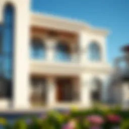 Stunning architecture of a luxury home in Jumeirah Park