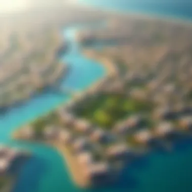 Strategic Location Map of District One Map highlighting the strategic location of District One within Dubai